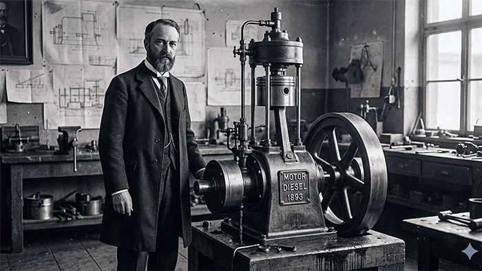 Kisah Tragis Rudolf Diesel: Bapak Mesin Diesel yang Matinya Masih Jadi Misteri